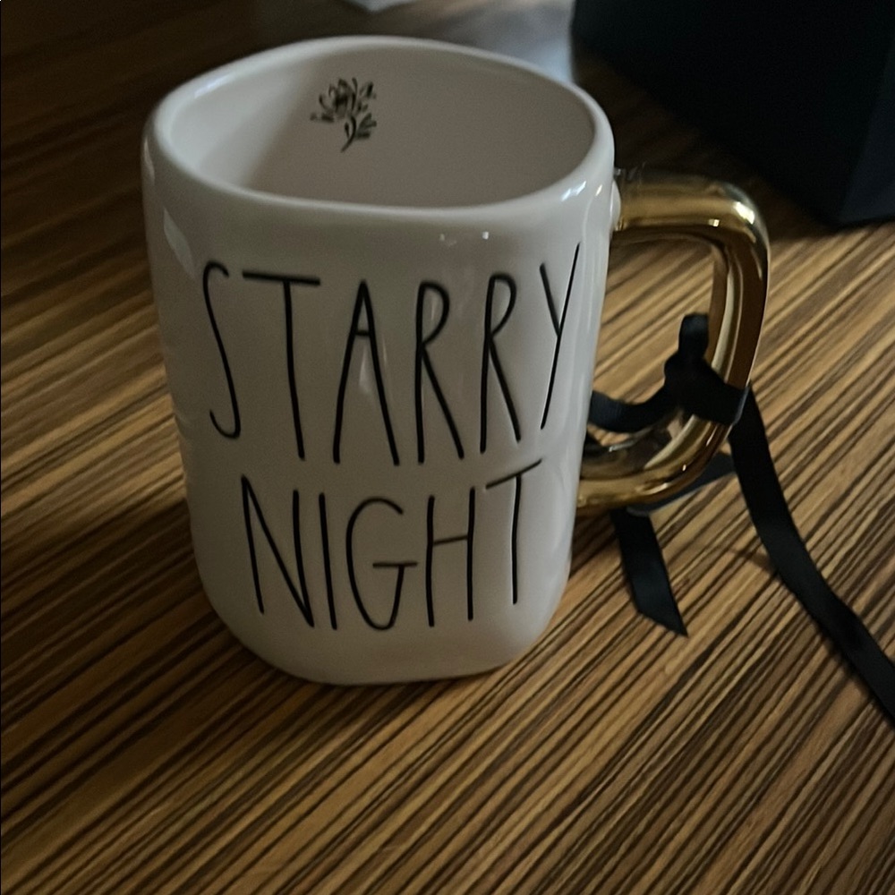 Starry Night-Jasmine/Aladdin Mug with Gold Handle